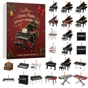 Classic Piano Ornaments 24 Day Christmas 2025 Music  Joy Advent Calendar With Guitar Grand Piano Violin Saxophone Music Instruments
