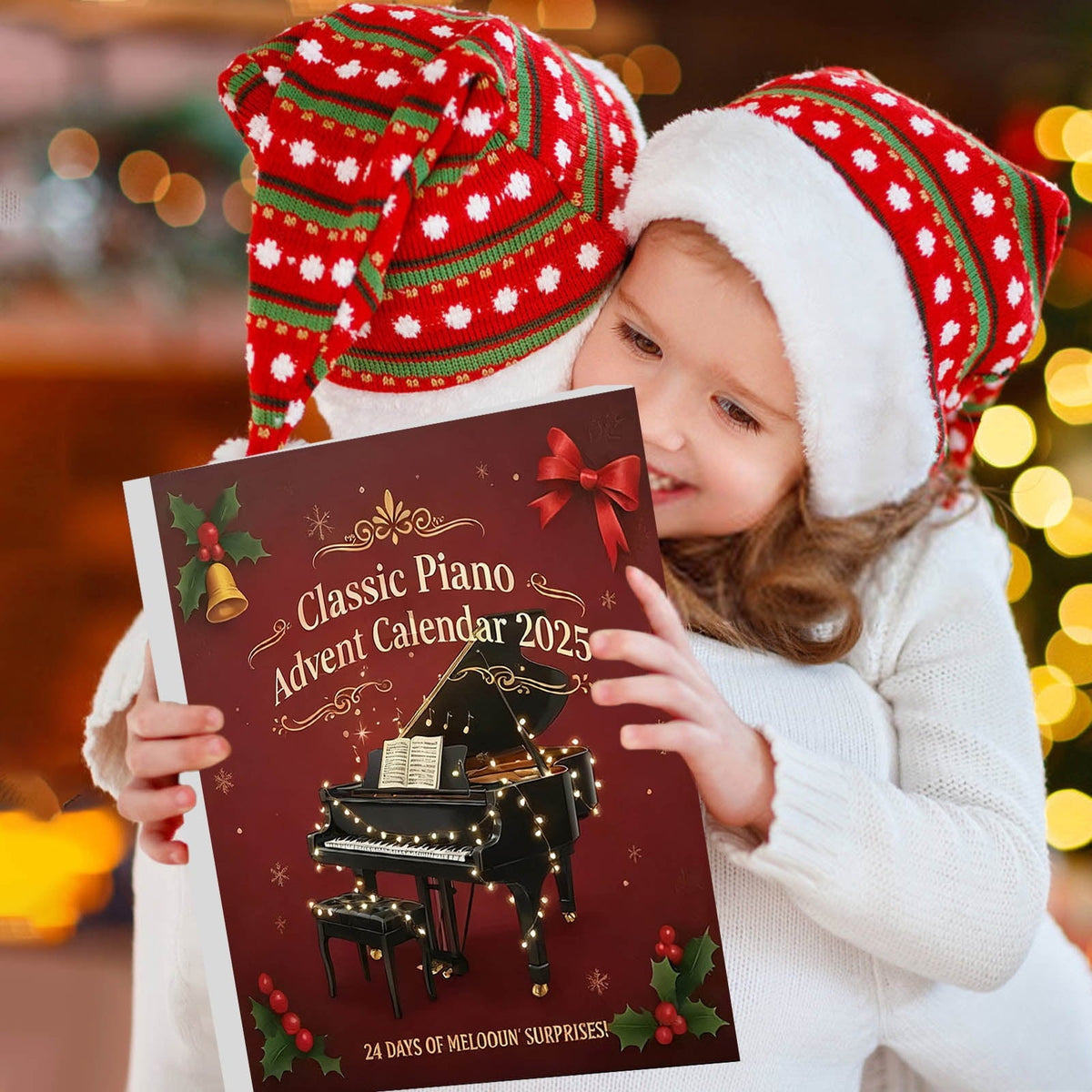 Classic Piano Ornaments 24 Day Christmas 2025 Music  Joy Advent Calendar With Guitar Grand Piano Violin Saxophone Music Instruments