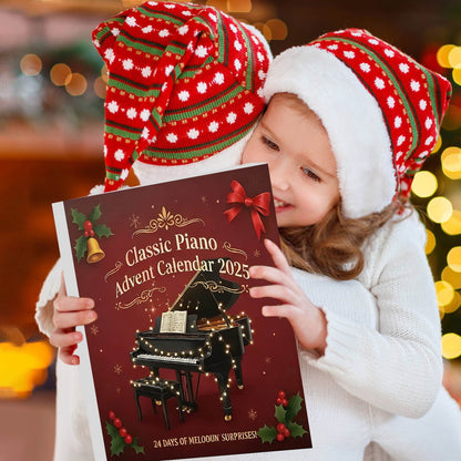Classic Piano Ornaments 24 Day Christmas 2025 Music  Joy Advent Calendar With Guitar Grand Piano Violin Saxophone Music Instruments