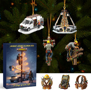 Lineman Christmas Advent Calendar 2025 Personalized Gifts For Lineman Christmas Advent Calendar Blind Box