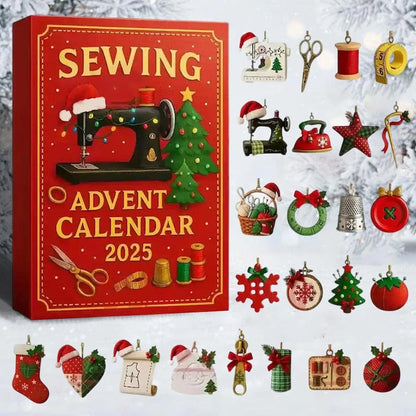 Sewing Advent Calendar 2025 Gift For Sewing Loverquilters Countdown Boxsewing Supplies Keepsakegift For Sewer Sewing Machine Ornament