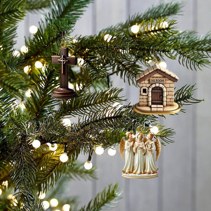 The Birth Of Jesus Advent Calendar 2025, 24 Day Nativity Scene Figurines : Vintage Christmas Ornament Countdown