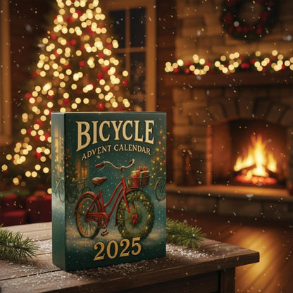 Bicycle Advent Calendar 2025 Christmas: 24 Assorted Mini Bicycle Ornaments