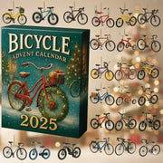 Bicycle Advent Calendar 2025 Christmas: 24 Assorted Mini Bicycle Ornaments