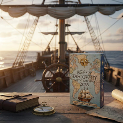 2025 AGE OF DISCOVERY Advent Calendar: 24 Assorted Mini Nautical and Exploration Figurines