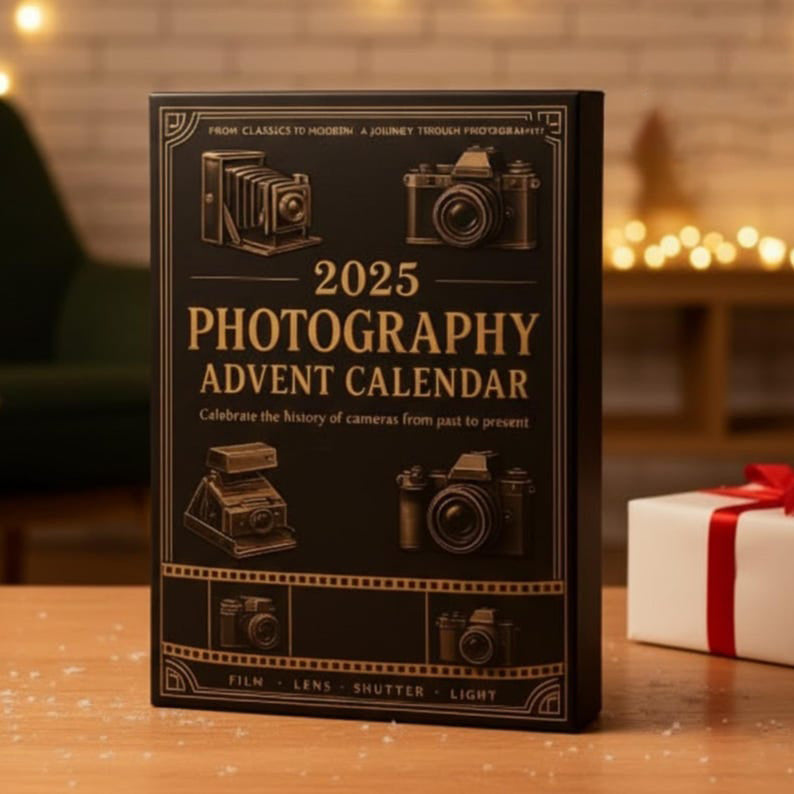 2d Acrylic Photography Advent Calendar 2025 Camera Advent Calendar Xmas Gift Funny Adult Gag Gift
