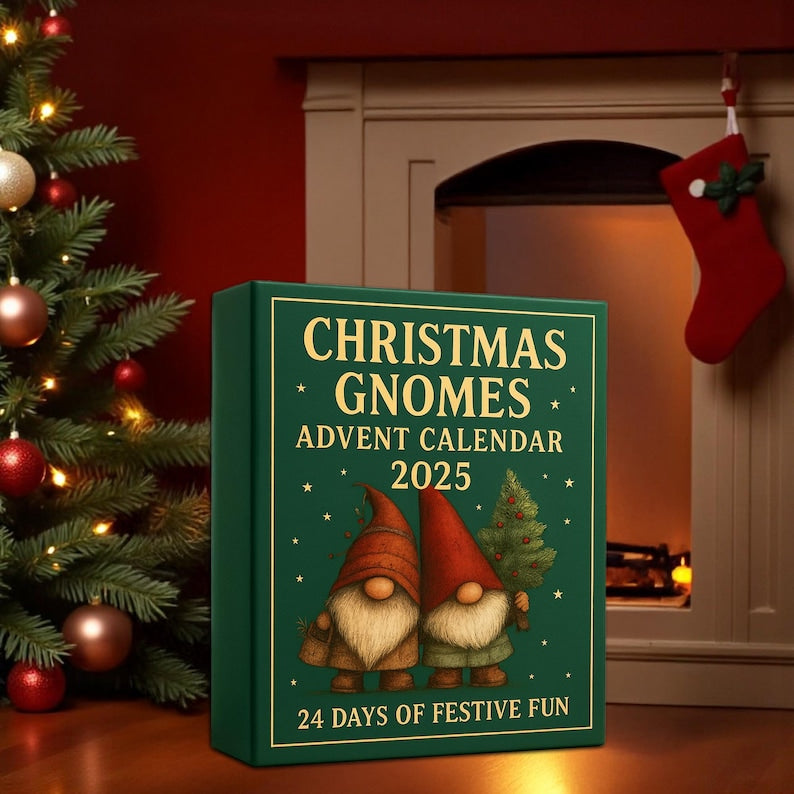 Christmas Gnomes Advent Calendar 2025 24 Pcs Mini Figurine Set Xmas Holiday Countdown Calendar Unique Noel Decor Gift For Kids  Adults