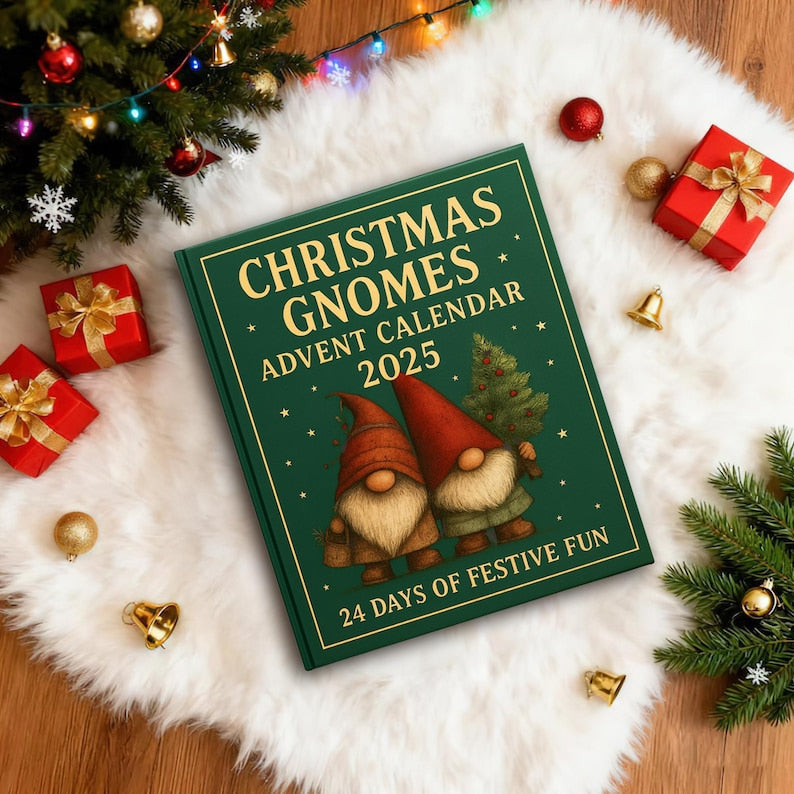 Christmas Gnomes Advent Calendar 2025 24 Pcs Mini Figurine Set Xmas Holiday Countdown Calendar Unique Noel Decor Gift For Kids  Adults