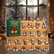 Christmas Gnomes Advent Calendar 2025 24 Pcs Mini Figurine Set Xmas Holiday Countdown Calendar Unique Noel Decor Gift For Kids  Adults