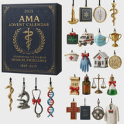Ama Medical Advent Calendar 2025 178 Years Of Excellence Gift Doctor Nurse Ornament Set Healthcare Worker Christmas