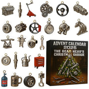 Advent Calendar 2025 24 Day Figurines  The Gear Heads Christmas Garage For Man