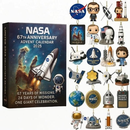 Aerospace Anniversary Advent Calendar 2025, Christmas Gift for Science Lover, Space Shuttle Astronaut Fan, Gifts for Space Lovers