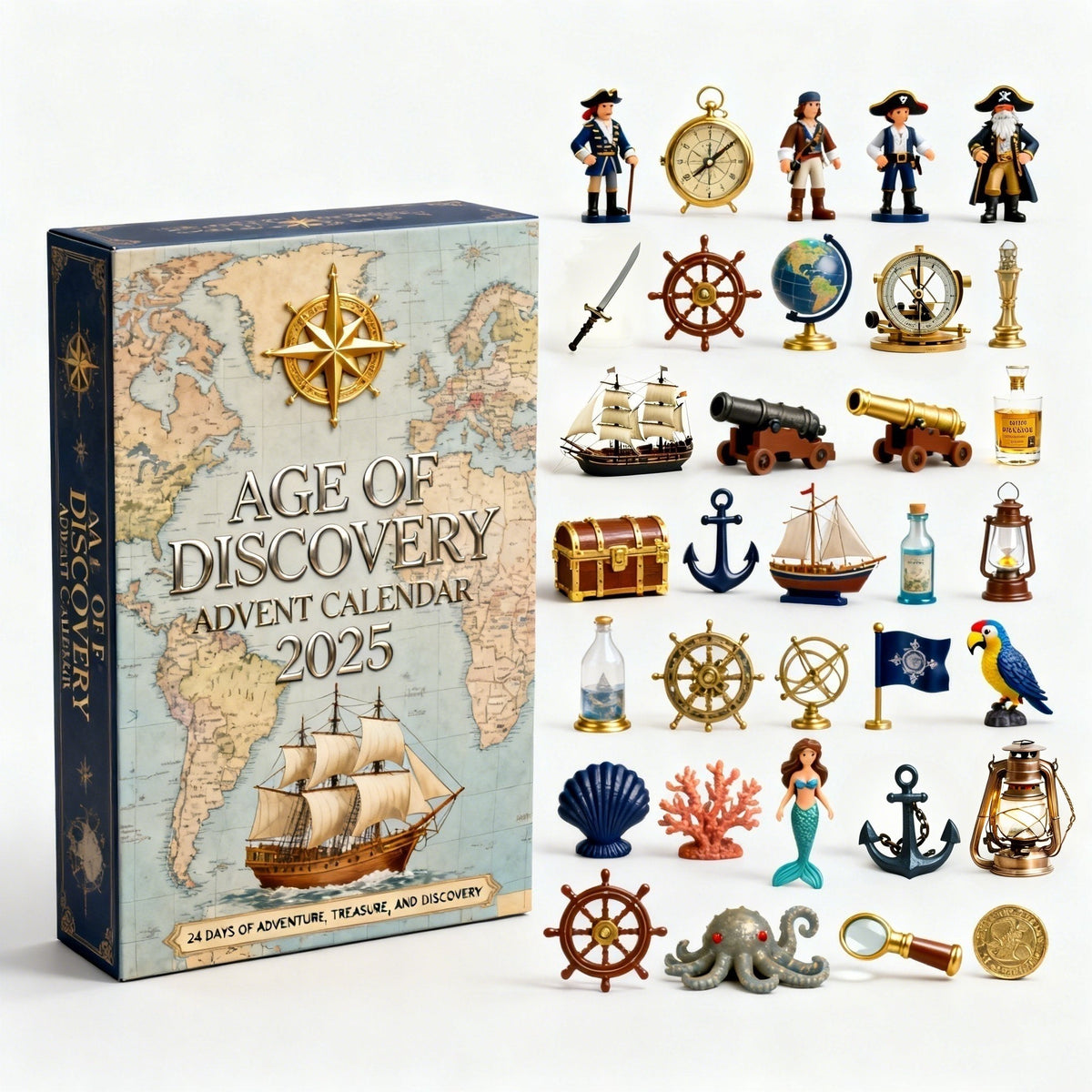 2025 Age Of Discovery Collector S Countdown Edition Christmas Ornament Countdown 24 Acrylic Ornaments