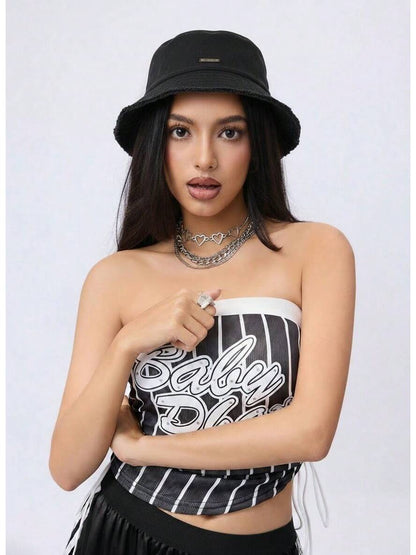 Women Wide Brim Sun Bucket Hat