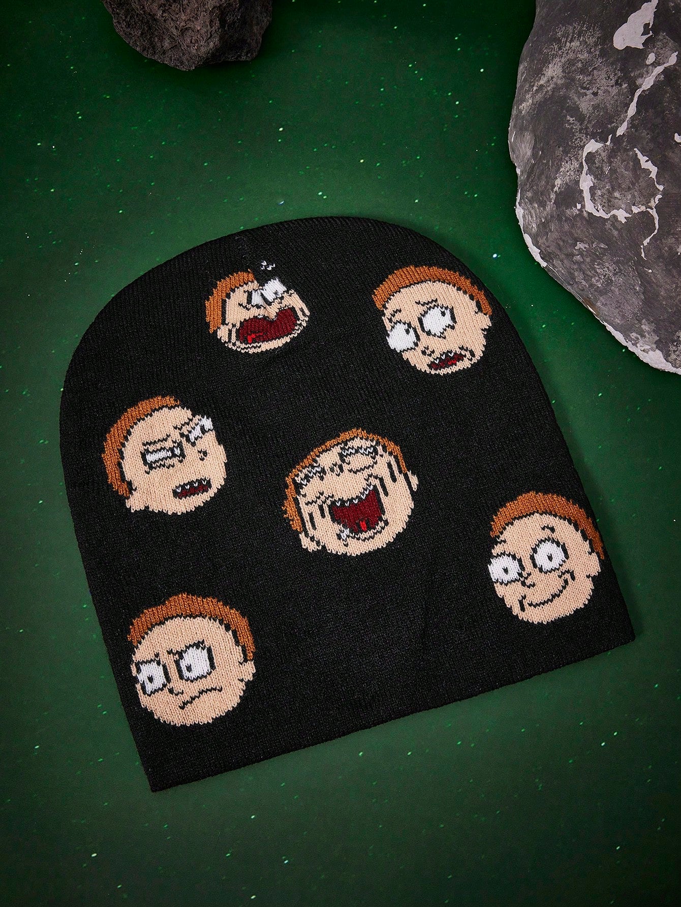 Rick and Morty Cartoon Knit Beanie Streetwear Hat