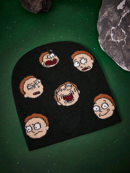 Rick and Morty Cartoon Knit Beanie Streetwear Hat