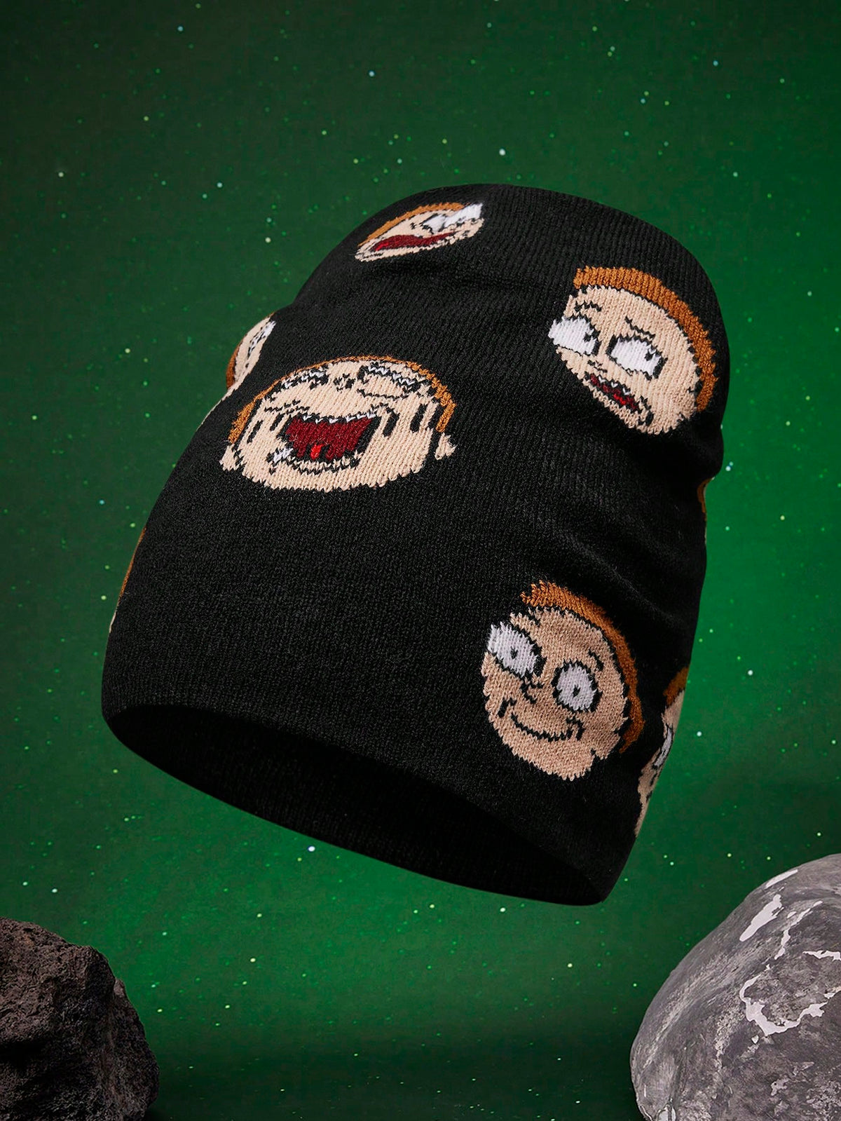 Rick and Morty Cartoon Knit Beanie Streetwear Hat