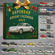 Advent Calendar 2025 Supercar 24 Mini Model Sports Cars For Christmas Countdown Perfect Gift For Car Enthusiasts Collectors And Boys