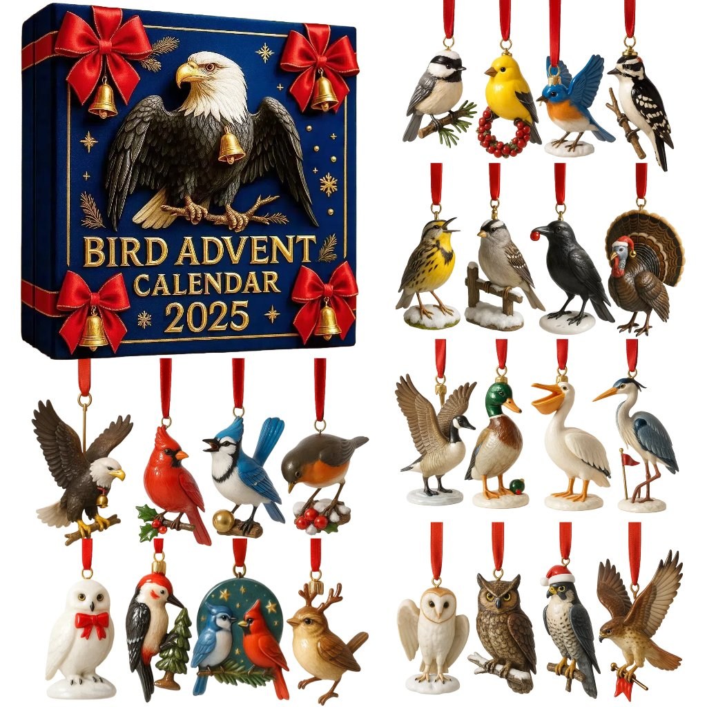 2025 Christmas Bird Advent Calendar