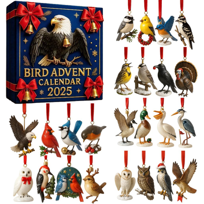 2025 Christmas Bird Advent Calendar