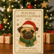 Fun Pug Advent Calendar Christmas 2025