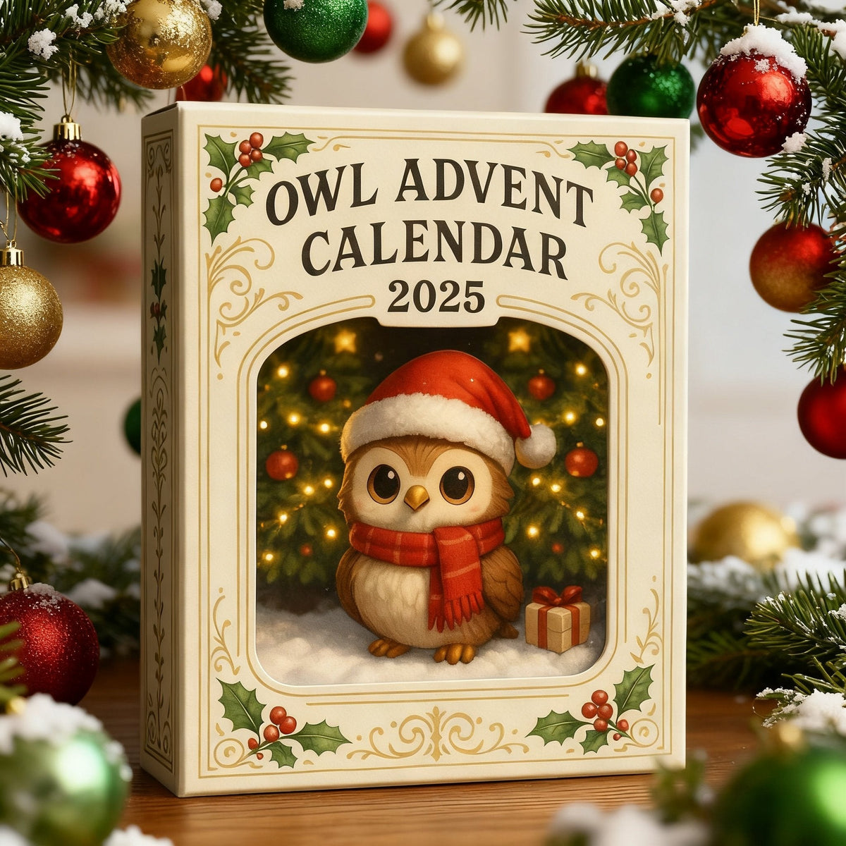 Owl Advent Calendar 2025 Christmas 24 Gifts Inside