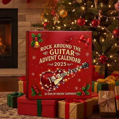 Rock Around The Guitar Advent Calendar 2025 24 Mini Guitar Collectibles For Music Lovers Fun Countdown Gift For Musicians And Rock Fans