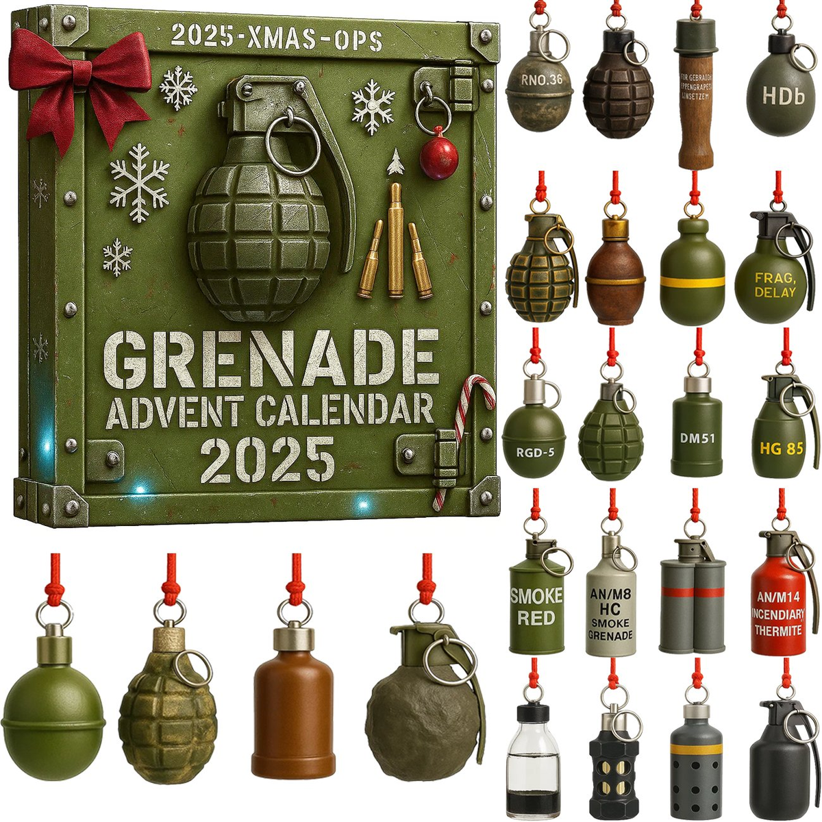 2025 Christmas Grenade Advent Calendar