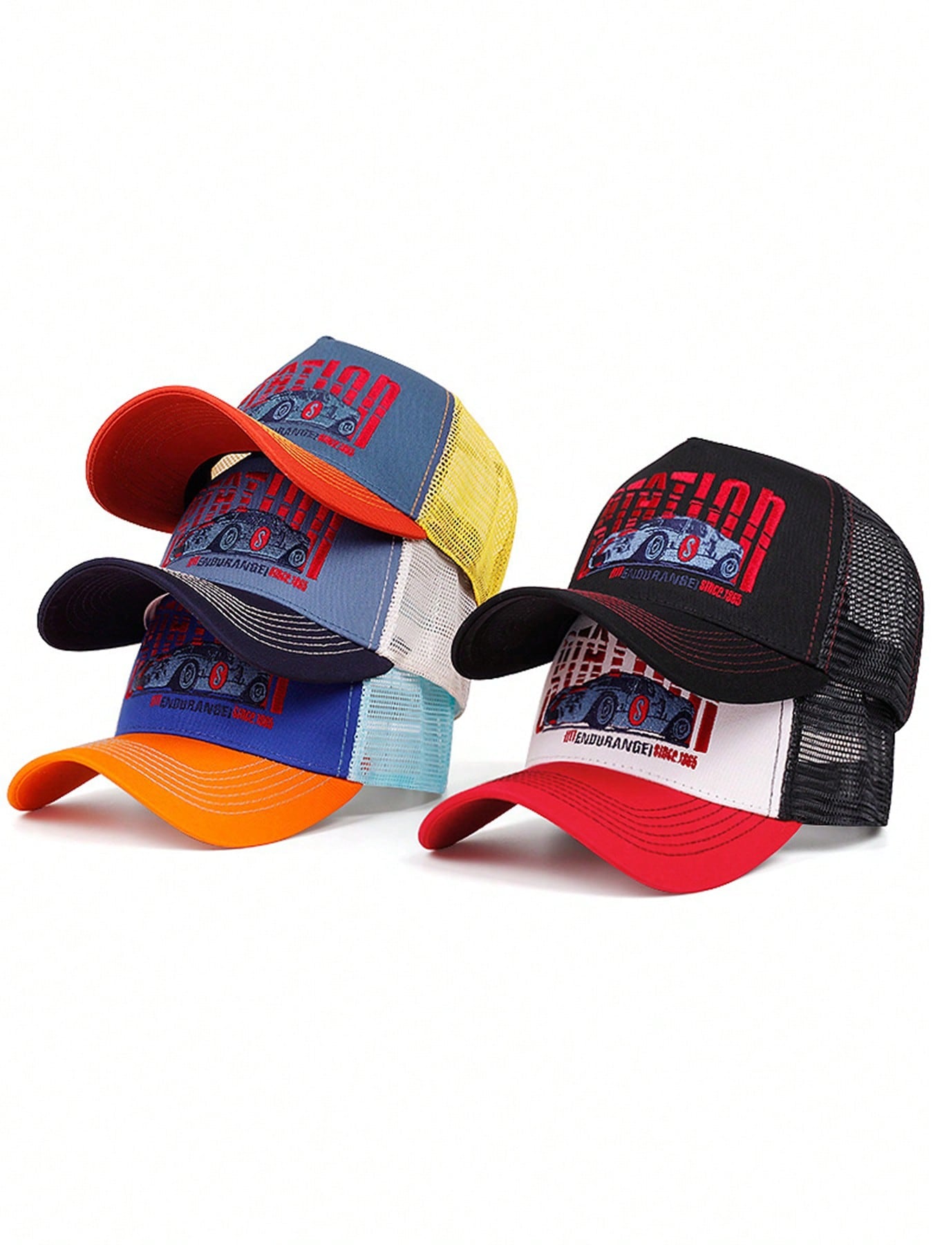 Breathable Mesh Automotive Logo Trucker Hat