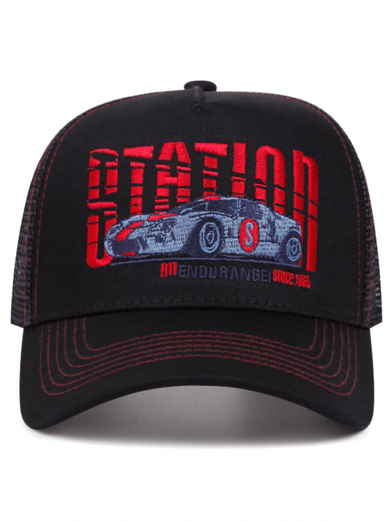 Breathable Mesh Automotive Logo Trucker Hat