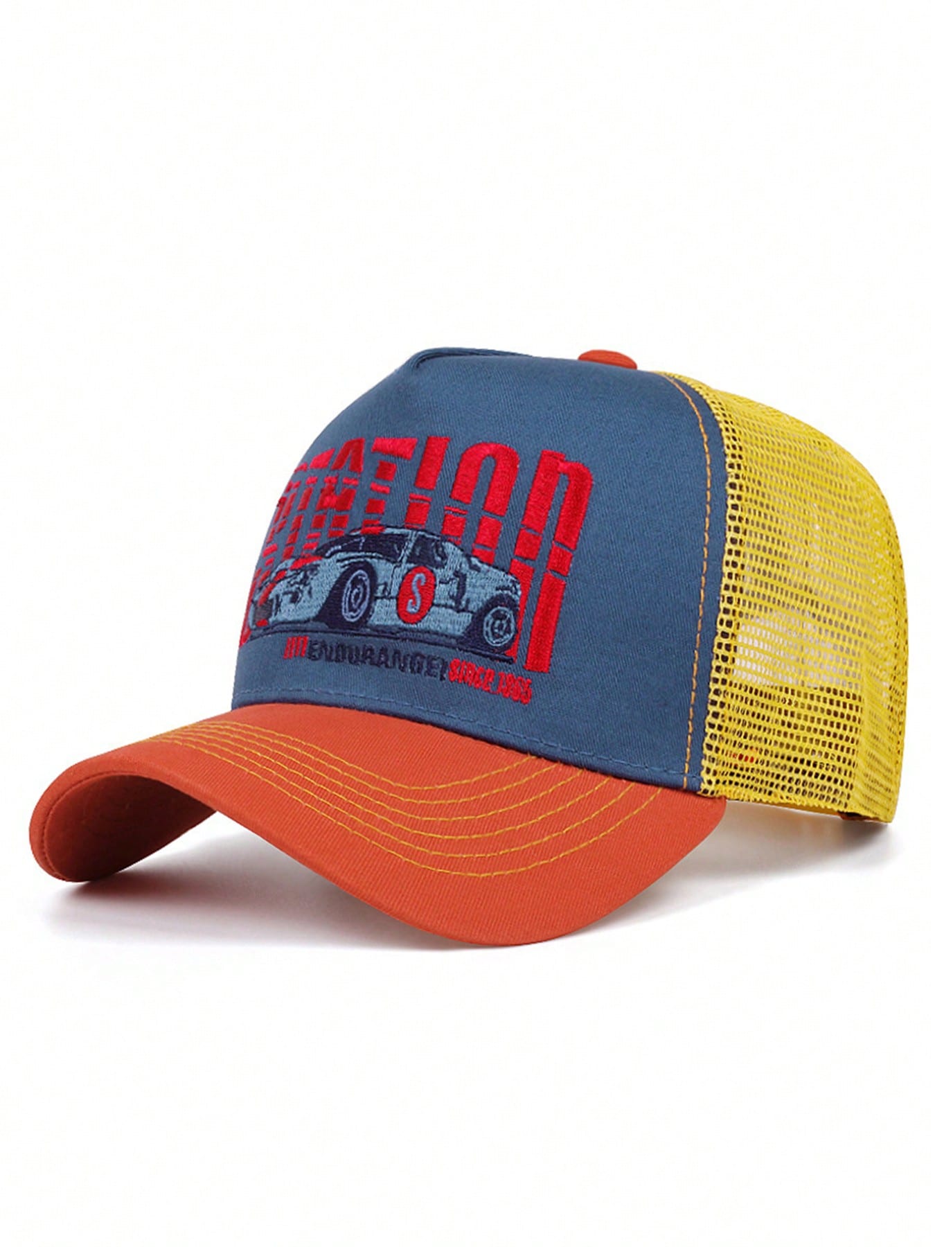 Breathable Mesh Automotive Logo Trucker Hat