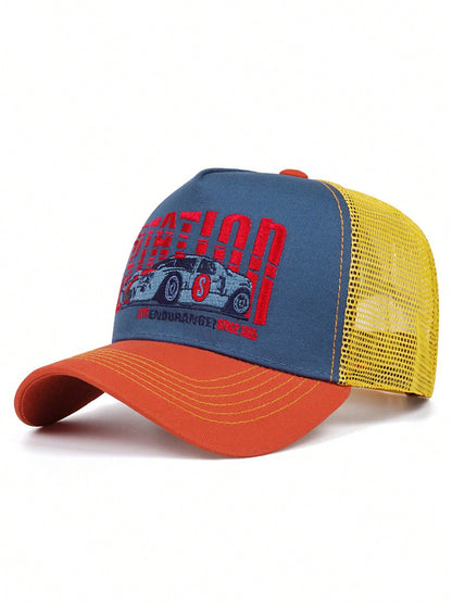 Breathable Mesh Automotive Logo Trucker Hat