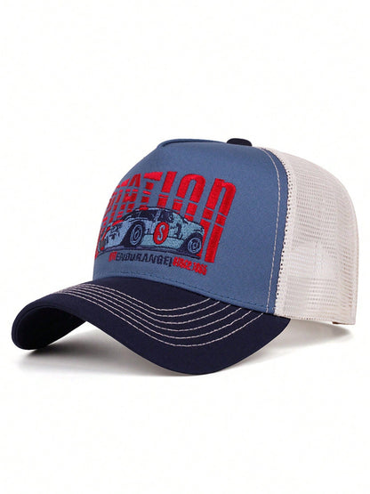 Breathable Mesh Automotive Logo Trucker Hat