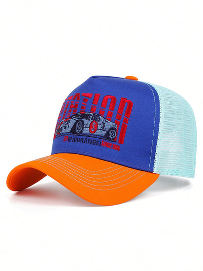 Breathable Mesh Automotive Logo Trucker Hat