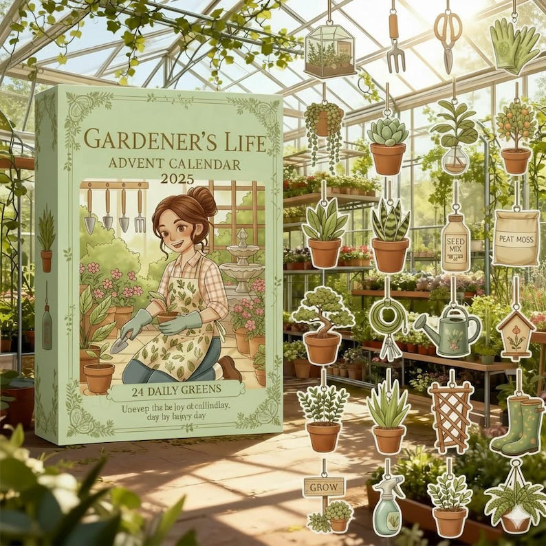 The Gardeners Life 2025 Advent Calendar, Gardeners Life Advent Calendar, Christmas Advent Calendar, Christmas Countdown Gift.