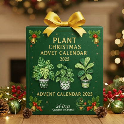 2025 Plant Christmas Advent Calendar Garden Lovers Advent Calendar 24 Pcs 2d Acrylic Ornaments Christmas Countdown Hanging Decor