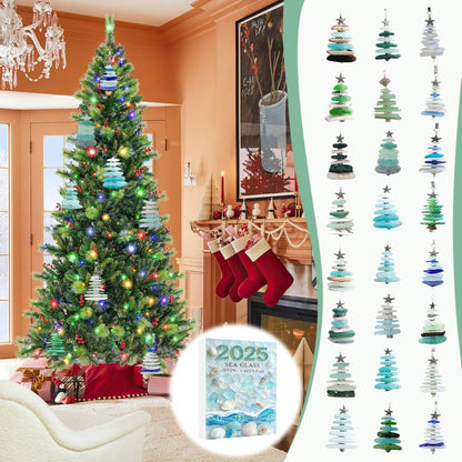 2025 Christmas Tree Countdown Ornament Set 24 Day Countdown Calendar Children's Christmas Gift A Christmas Present For Children Friends