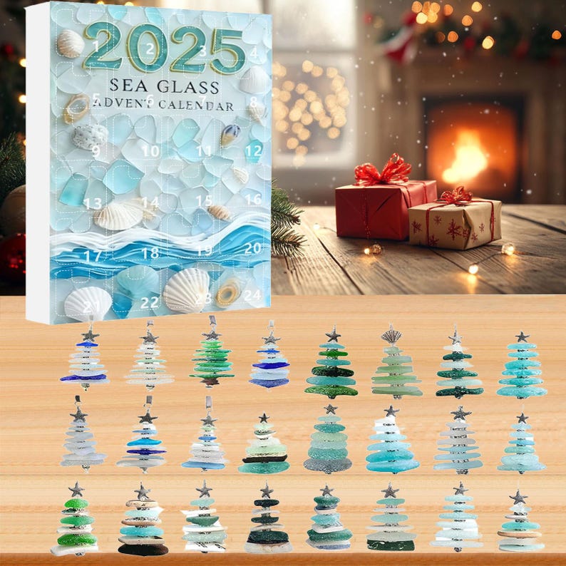 2025 Christmas Tree Countdown Ornament Set 24 Day Countdown Calendar Children's Christmas Gift A Christmas Present For Children Friends