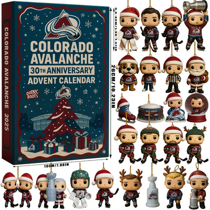 Colorado Avalanche 30th Anniversary Advent Calendar 2025 Christmas Gift For Family