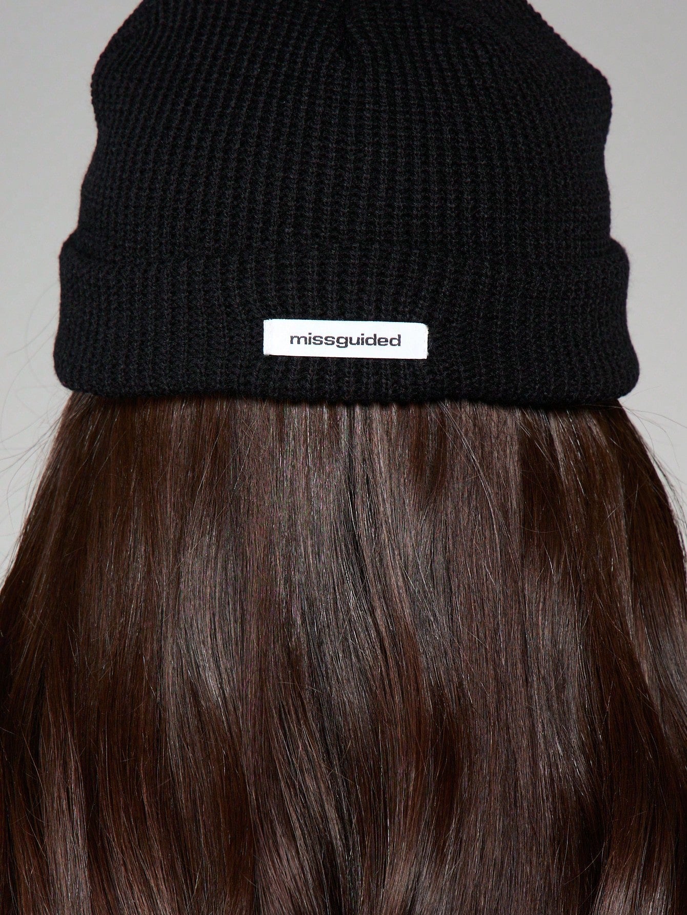 Playboy Ribbed Knit Logo Embroidery Cuffed Beanie