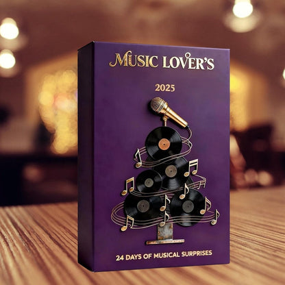 Advent Calendar 2025 For Music Lovers 24 Days 2d Acrylic Musical Instrument Ornamentscute Music Figures Xmas Tree Decorgift For Musicians