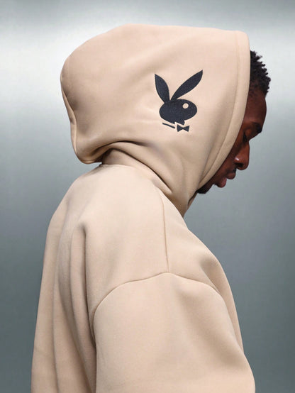 Men's Bunny Logo Crop Urban Hoodie