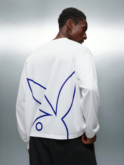 Playboy x Sumwon Crop Long Sleeve Graphic Tee