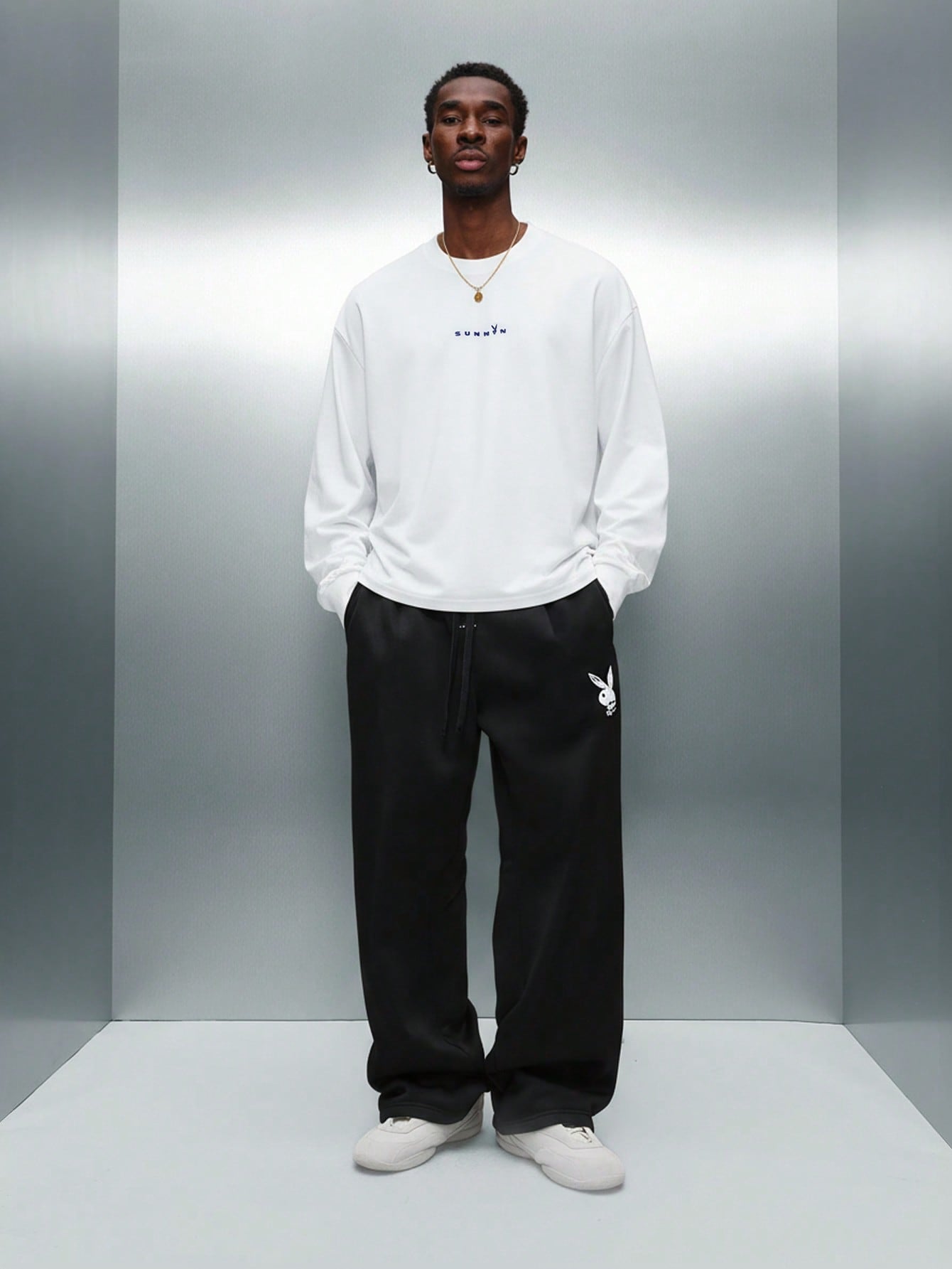 Playboy x Sumwon Crop Long Sleeve Graphic Tee