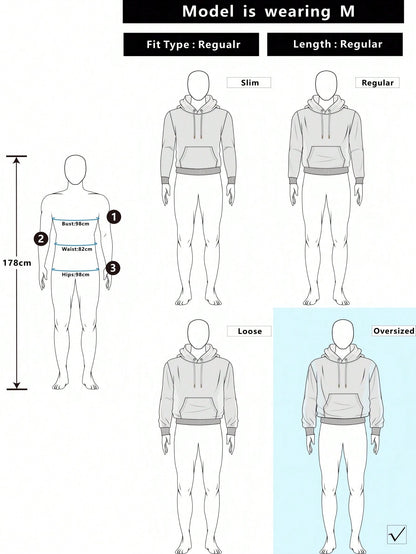 Men's Brown Distressed Cropped Loose Zip-Up Hoodie