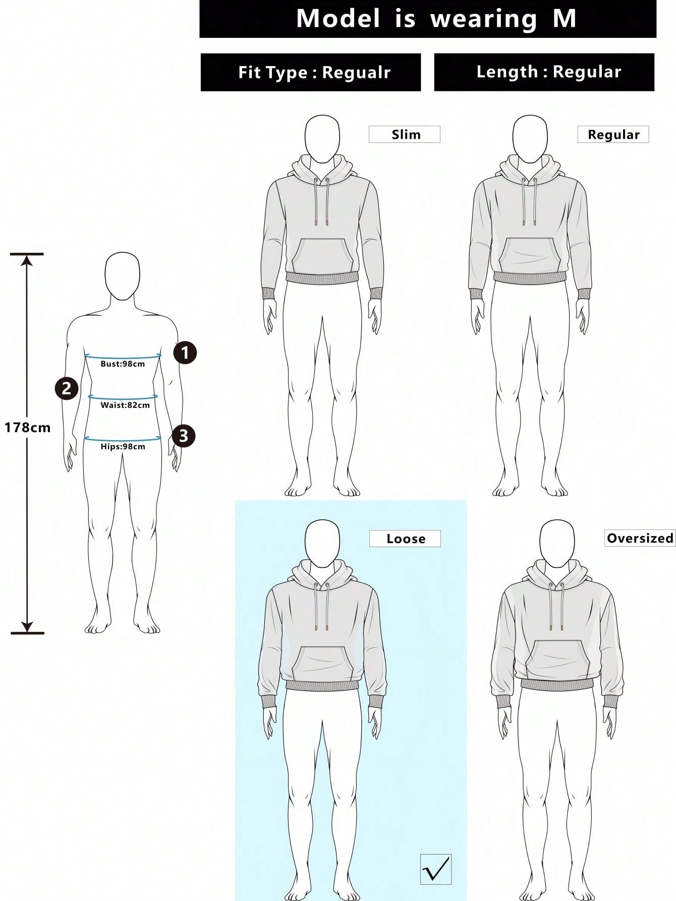 Men's Street Washed Oversized Copper Ring Detail Hoodie