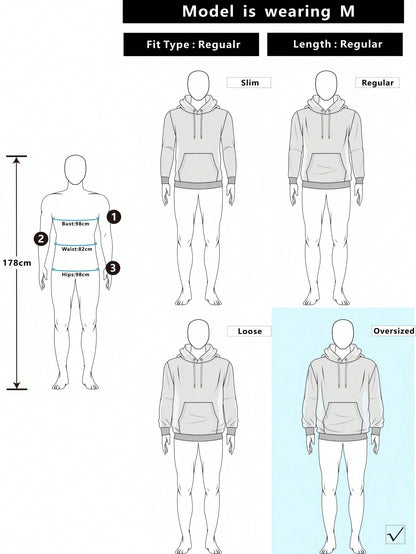 Men's Tie Dye Loose Fit Zip-Up Hoodie