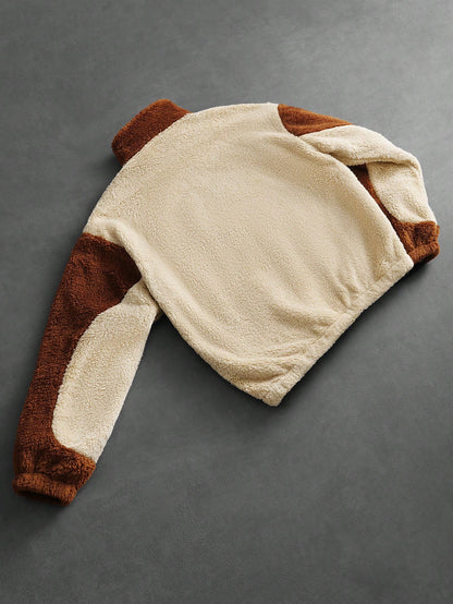 Men's Minimalist Half-Zip Fleece Sweatshirt