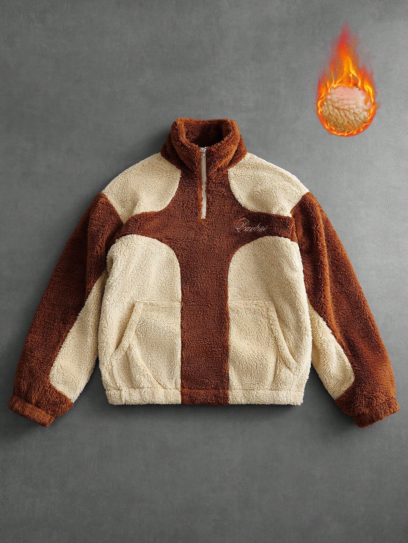 Men's Minimalist Half-Zip Fleece Sweatshirt