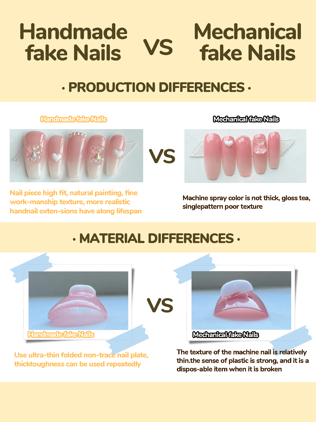 Red French Y2K Stiletto 3D Pearl Handmade Press-On Nails
